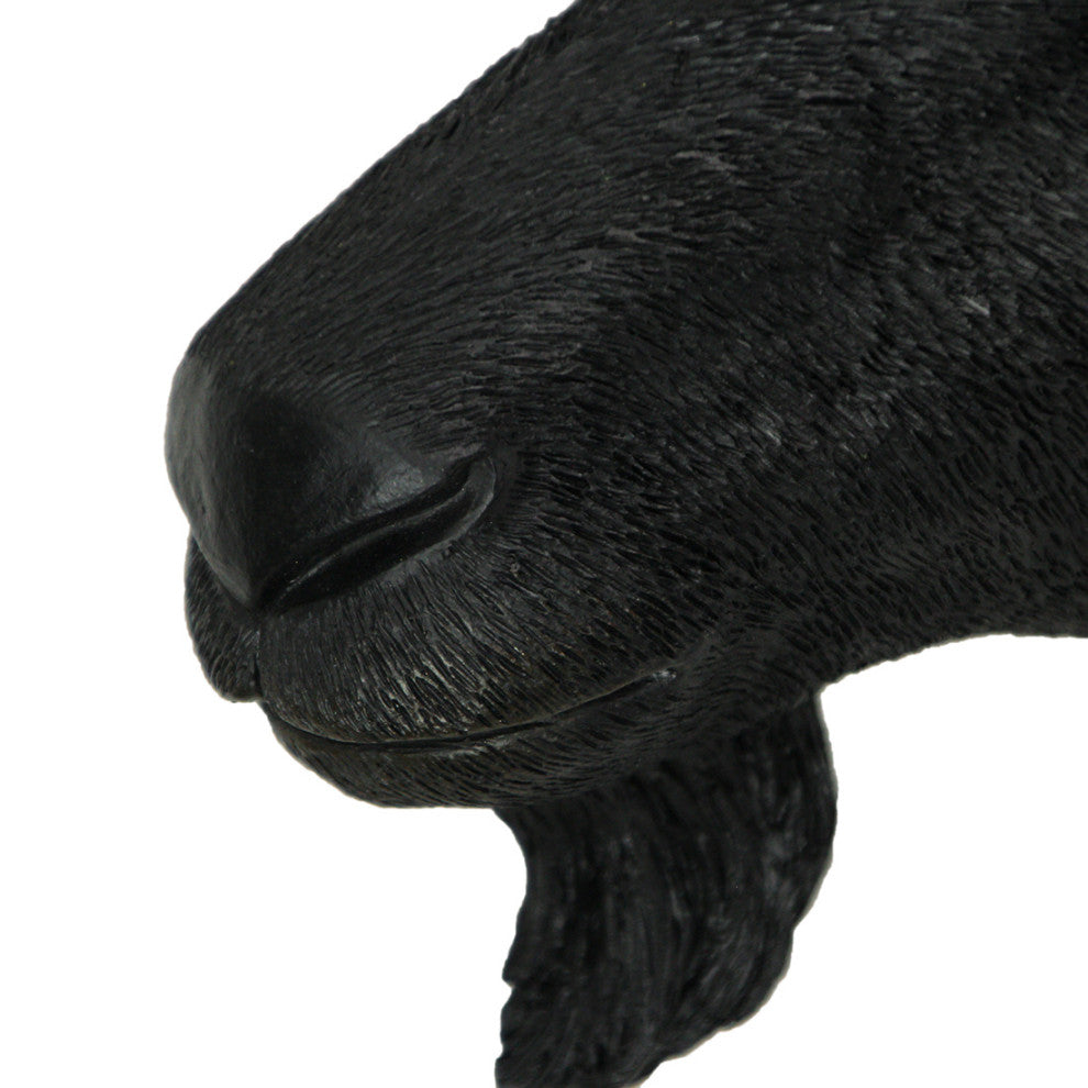 16 Inch Resin Black Baphomet Bust Wall Sculpture Hanging Home Decor Goat Head