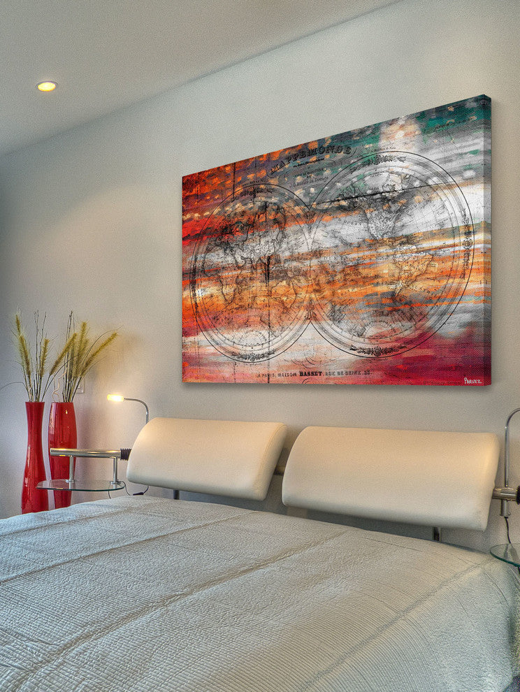 "Old World Red" Fine Art Canvas Print, 60"x40"