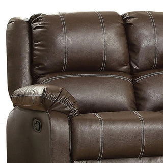 ACME Zuriel Loveseat, Motion, Brown PU