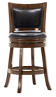Bristol 24" Counter Height Swivel Stool, Cappuccino