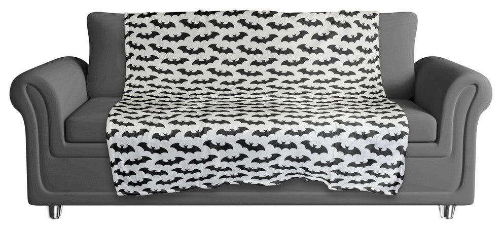 Bat Pattern 50"x60 Fleece Throw Blanket