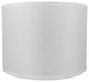 Classic Drum Smooth Linen Lamp Shade, Off White, 14"