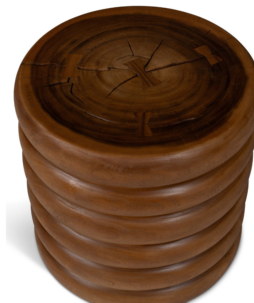 Naturals Chaiya Accent Stool Short Natural