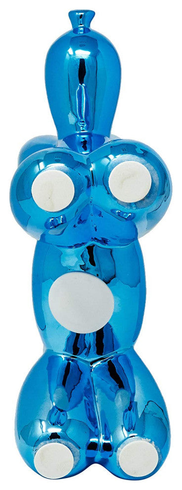 Interior Illusions Plus Royal Blue Ceramic Dog Piggy Bank - 12" tall