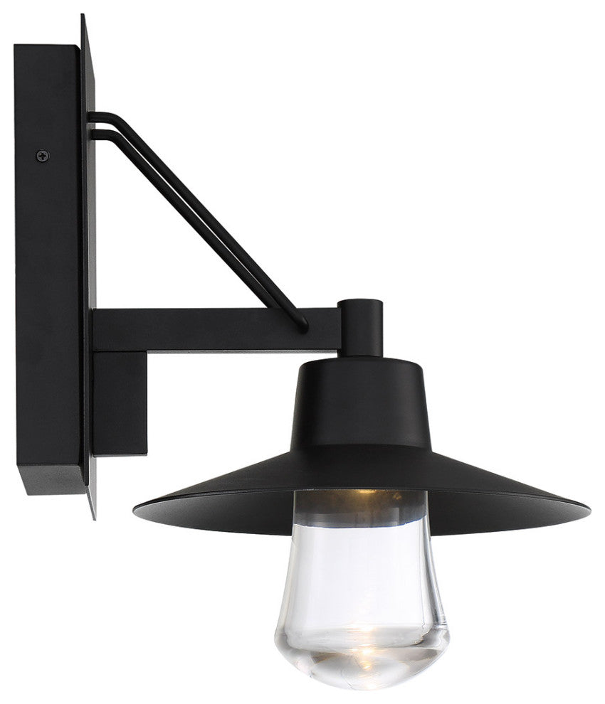 Suspense 15" LED Outdoor Wall-Light 3000K, Black