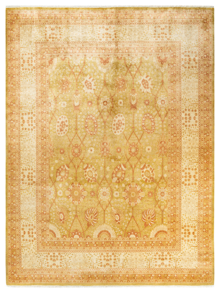 Mogul, One-of-a-Kind Hand-Knotted Area Rug Green, 8' 1" x 10' 10"