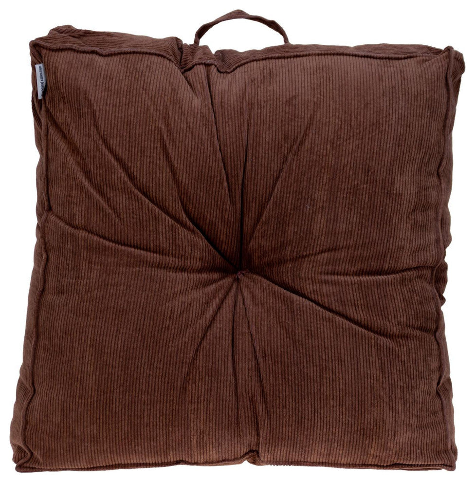 Parkland Collection Alena Brown Floor Pillow
