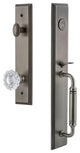 Carre' 1-Piece Dummy Handleset, C Grip and Versailles, Antique Pewter, 849195