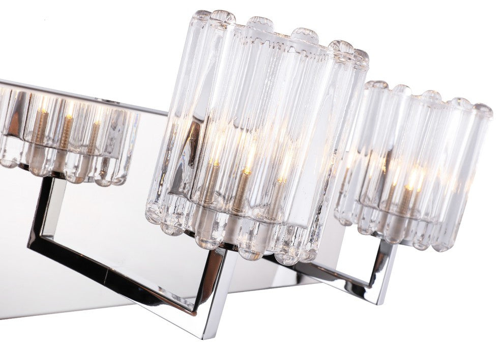 Woodbridge Candice Bath/Wall, 3-Light, 22"W, Swizzle Stick Cylinder, Halogen
