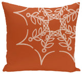 Web Art Holiday Print Pillow, Orange, 18"x18"