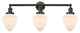 Innovations 205-BK-G661-7 3 Light Bath Vanity Light, Matte Black