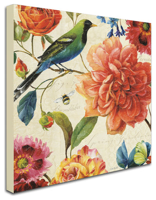 'Rainbow Garden II - Cream' Canvas Art by Lisa Audit