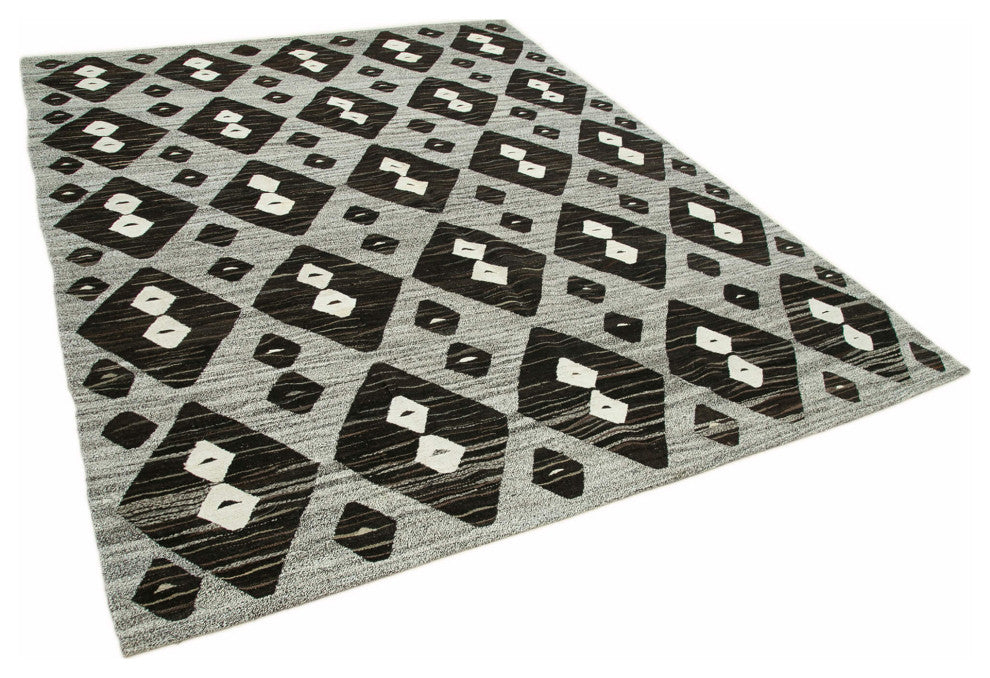 Rug N Carpet - Hand-knotted Turkish 8' 0'' x 10' 4'' Unique Wool Kilim Rug