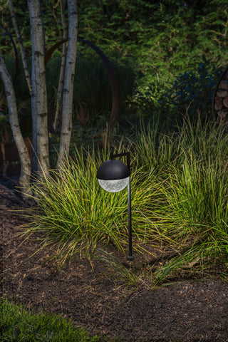 Hinkley Revolve Led Path Light, Satin Black