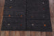 Gabbeh Solid Modern Carpet Hand-Knotted Indian Area Rug, Gray, 10'0"x6'7