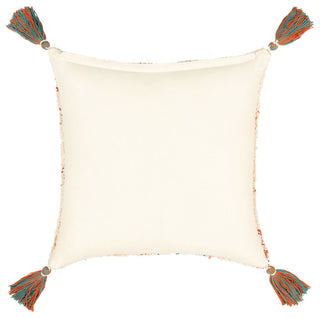 Surya Nador Brick Red Pillow Shell With Down Insert 18"H X 18"W