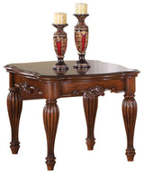 Rectangular Wooden End Table, Cherry