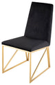 Caprice Black Fabric Dining Chair, HGTB588