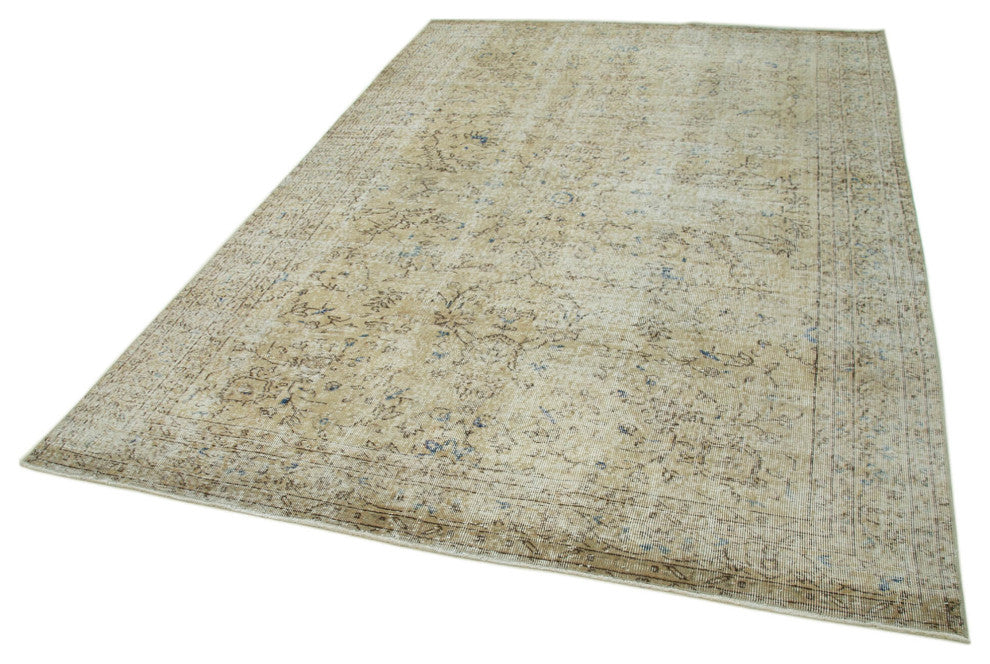 Rug N Carpet - Hand-knotted Turkish 6' 8" x 9' 2" Contemporary Area Rug