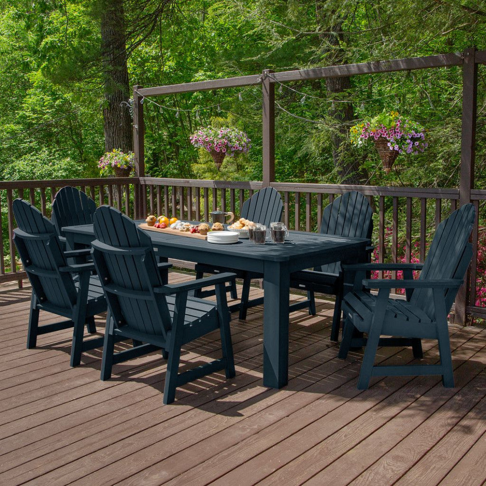 Hamilton 7-Piece Rectangle Dining Set, Federal Blue