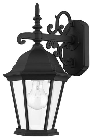 Textured Black Traditional, Historical, Outdoor Wall Lantern