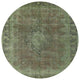 Ahgly Company Indoor Round Mid-Century Modern Area Rugs, 5' Round