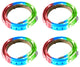 RGB LED Tape Lights, 4-Pack