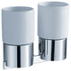 Kraus Kea-14416 Aura Solid Brass Double Ceramic Tumbler Holder