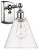 Innovations 516-1W-PC-GBC-82 1 Light 8" Sconce, Polished Chrome
