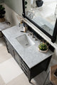 James Martin 650-V48-BKO-3CAR Brittany 48" Single Vanity w/ Carrara Marble Top