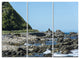 "Beautiful New Zealand Rocky Beach" Metal Wall Art, 3 Panels, 36"x28"