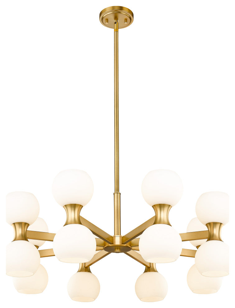 Z-LITE 16-Light Chandelier, Modern Gold