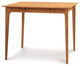 Copeland Sarah Secretary Desk With Keyboard Tray, Natural Cherry