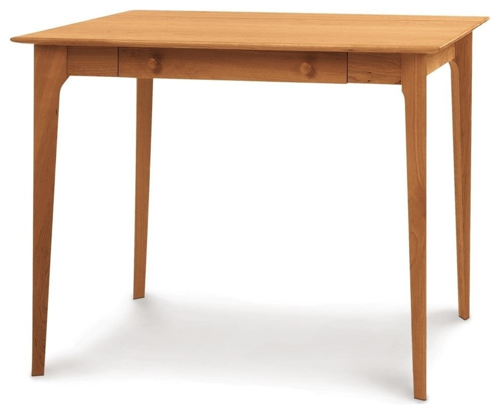 Copeland Sarah Secretary Desk With Keyboard Tray, Natural Cherry
