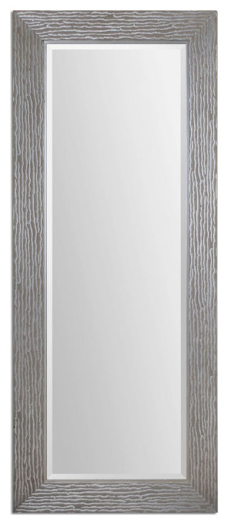 Uttermost 14474 Amadeus 34" W x 82" H Rectangular Framed Bathroom - Silver