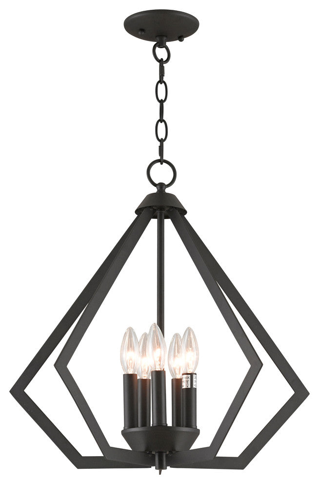 Prism 5-Light Chandelier, Bronze