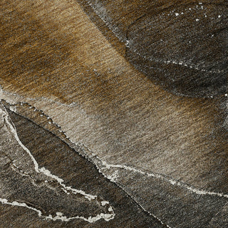 Premium Machine Washable Mayfield AMF503 Brown 9' x 12' Rug