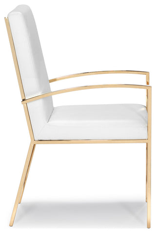 Brook Arm Chair, Gold