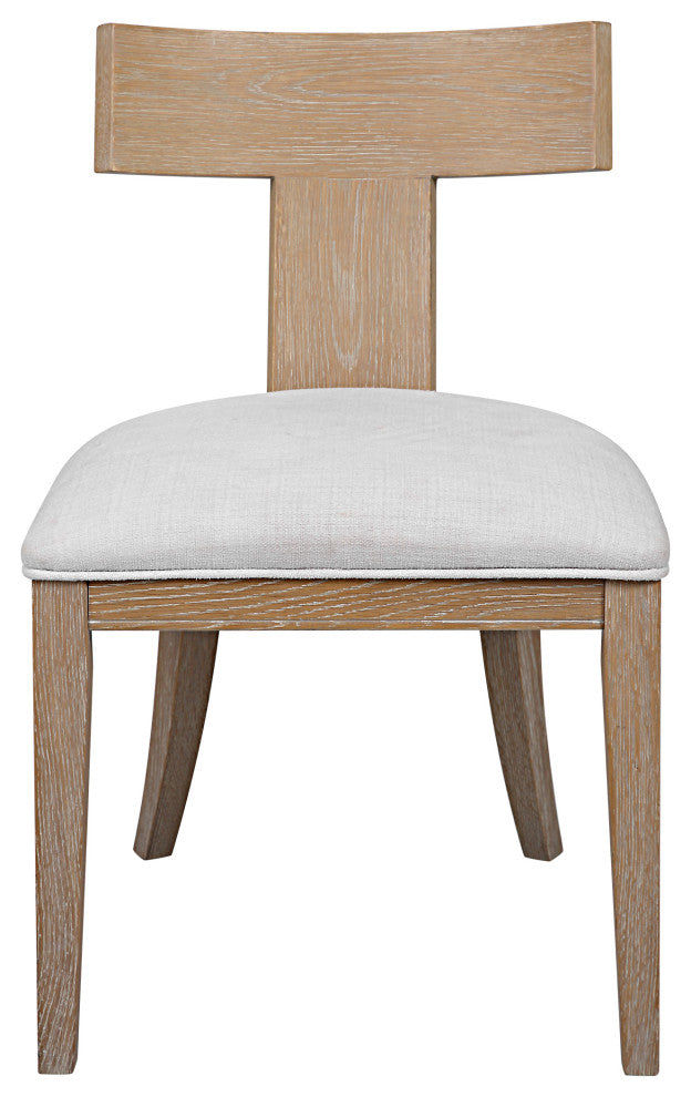 Uttermost Idris Armless Chair Natural