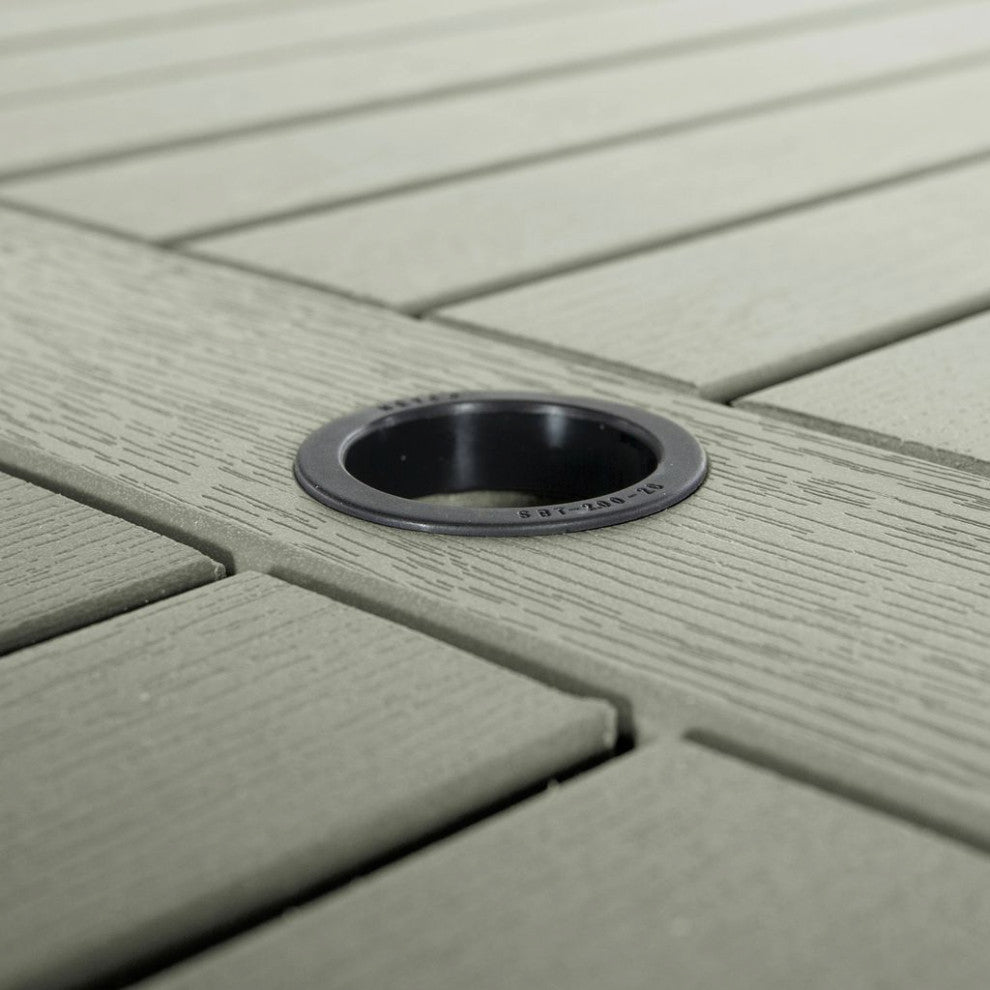 Hamilton 7-Piece Rectangle Dining Set, Eucalyptus