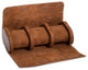 Watch Roll For 3 Watches-Brown Leather