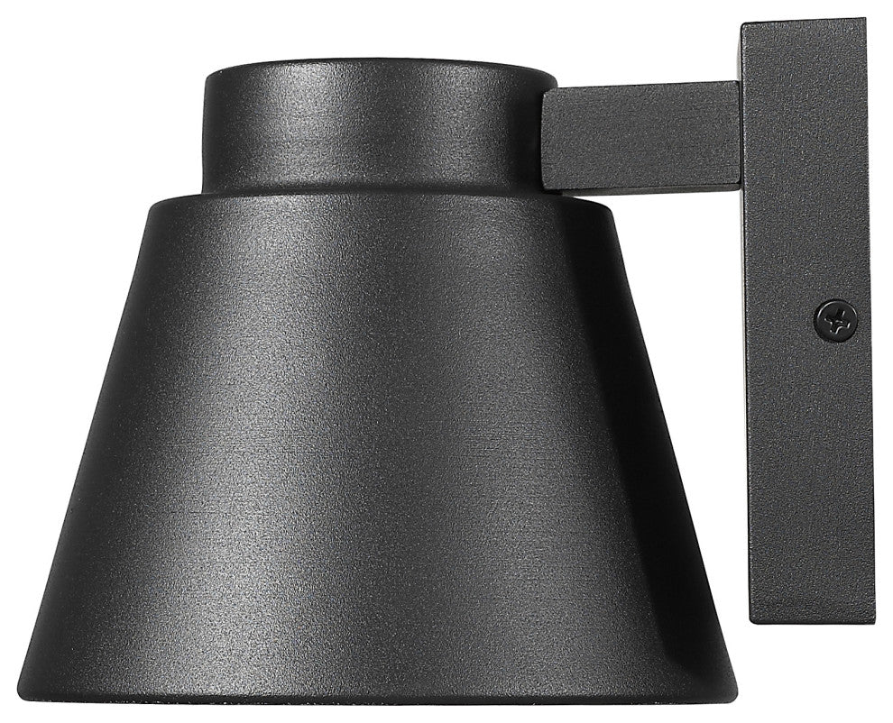 Zlite 544S-BK-LED 1-Light Outdoor Wall Sconce, Sand Blast