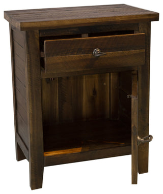 Montana Cabinet 1 Door 1 Drawer, Brown