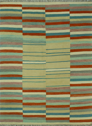 Winchester Flatweave Johnny Beige/Red Rug, 4'11 x 6'6