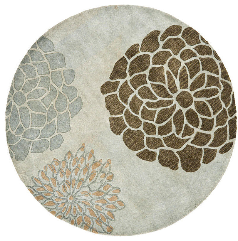 Safavieh Soho SOH211A 8' Square Light Gray Rug