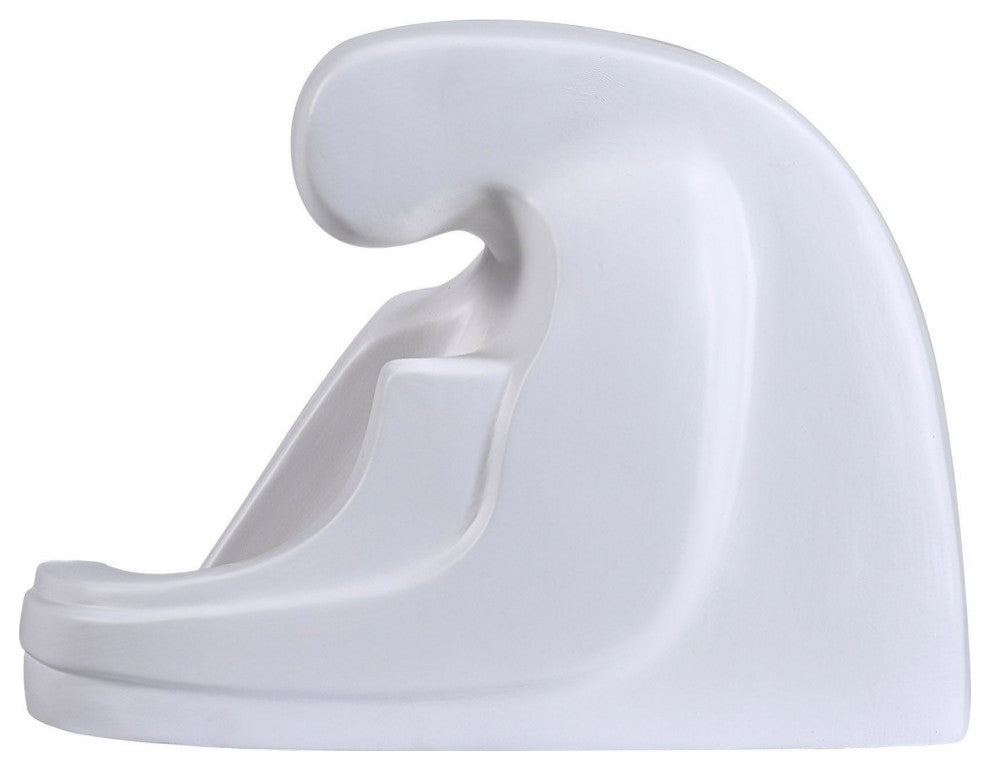 Imagine Ceramic Statue, Matte Off-White