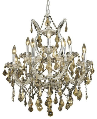 Elegant Lighting 2800D27-GT/RC Maria Theresa 13 Light 27"W - Chrome