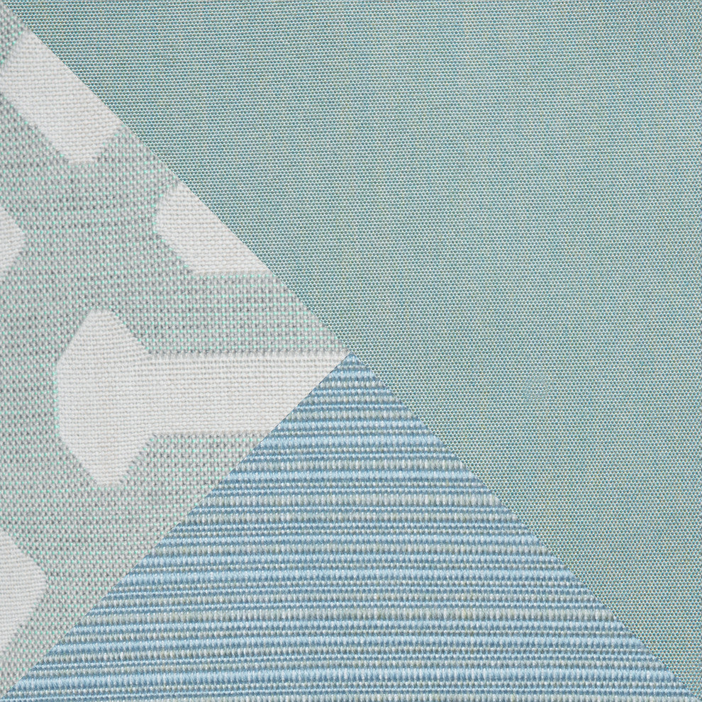 Barcelo 4 Piece Aluminum Outdoor Patio Motion Club and Sofa Set, Spa Blue