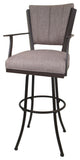Montana Extra Tall 34" (35") Metal Bar Stool - Noam Base, Basin Beige - Coffee, 34"