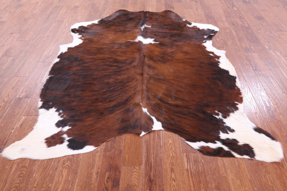 6' 11" X 5' 10" Natural Cowhide Rug C2001